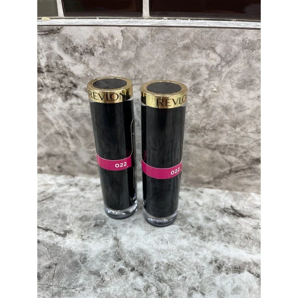 (Lot of 2) REVLON Super Lustrous Glass Shine Lipstick 022 FUCHSIA GLEAM NEW